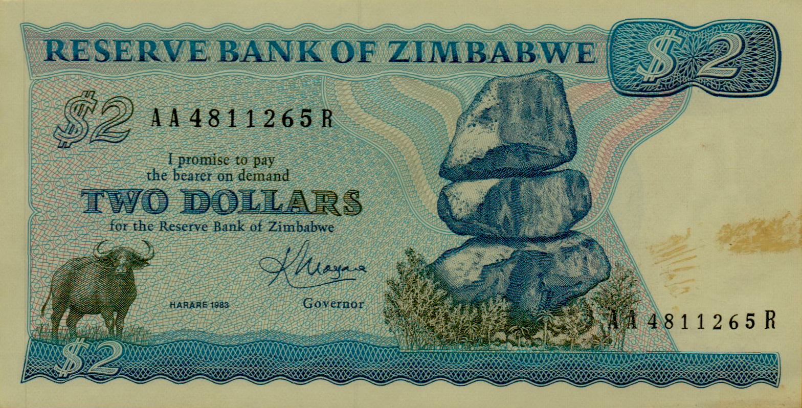 Zimbabwe 2 1983 XF P-1/b